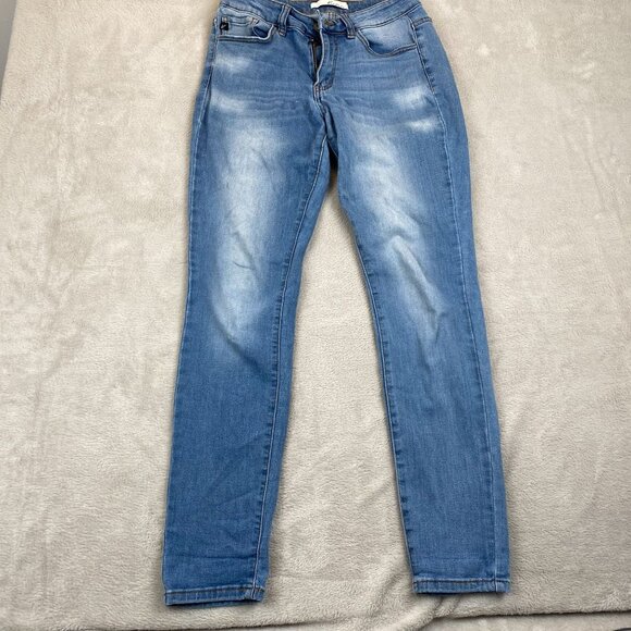 Kancan Women's Jeans Size 7/27 Blue Denim High-Waisted Skinny - Picture 2 of 9